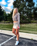 Aspen Ash Washed Sporty Skort