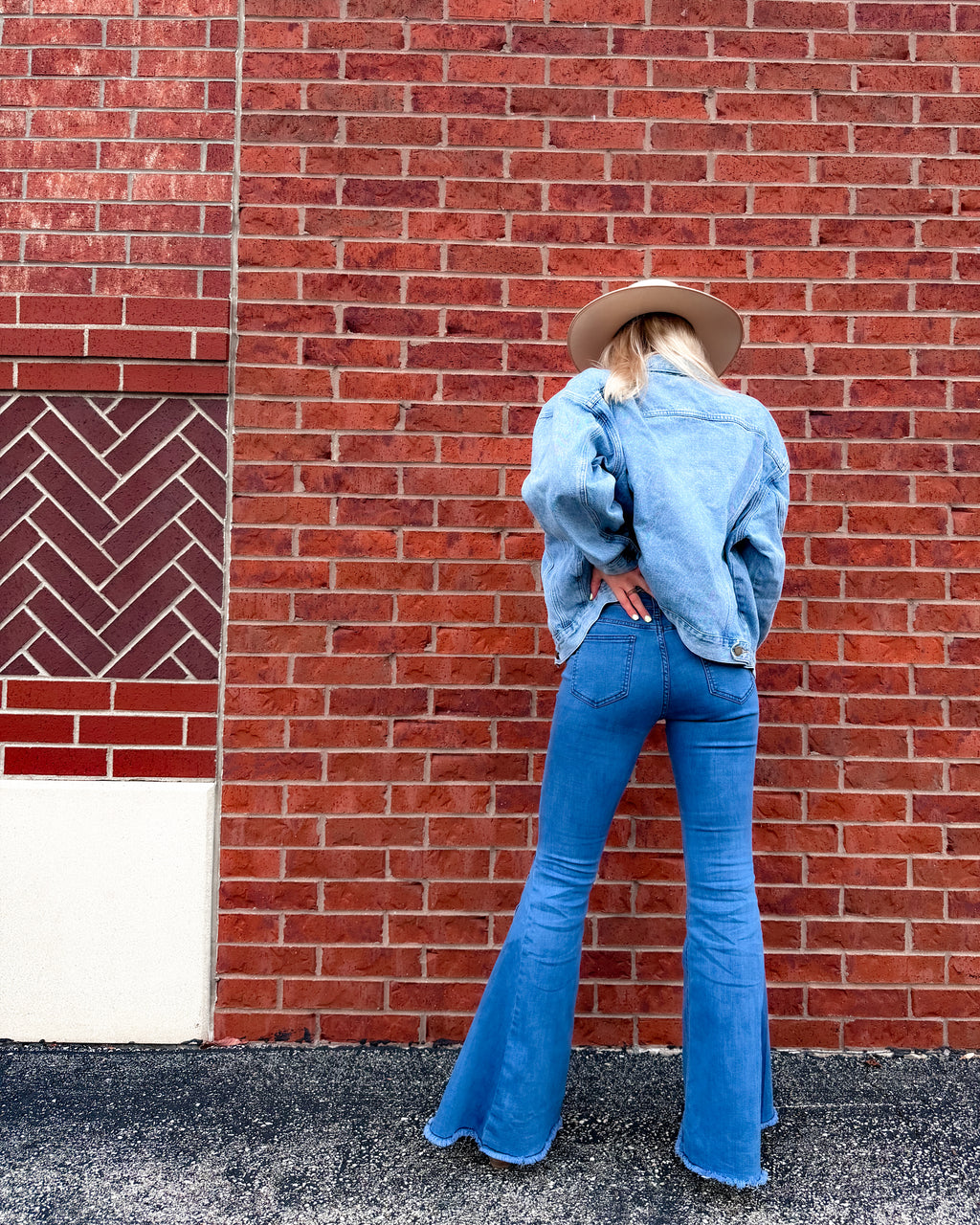 Montana Retro Western Button Down Flare Jeans
